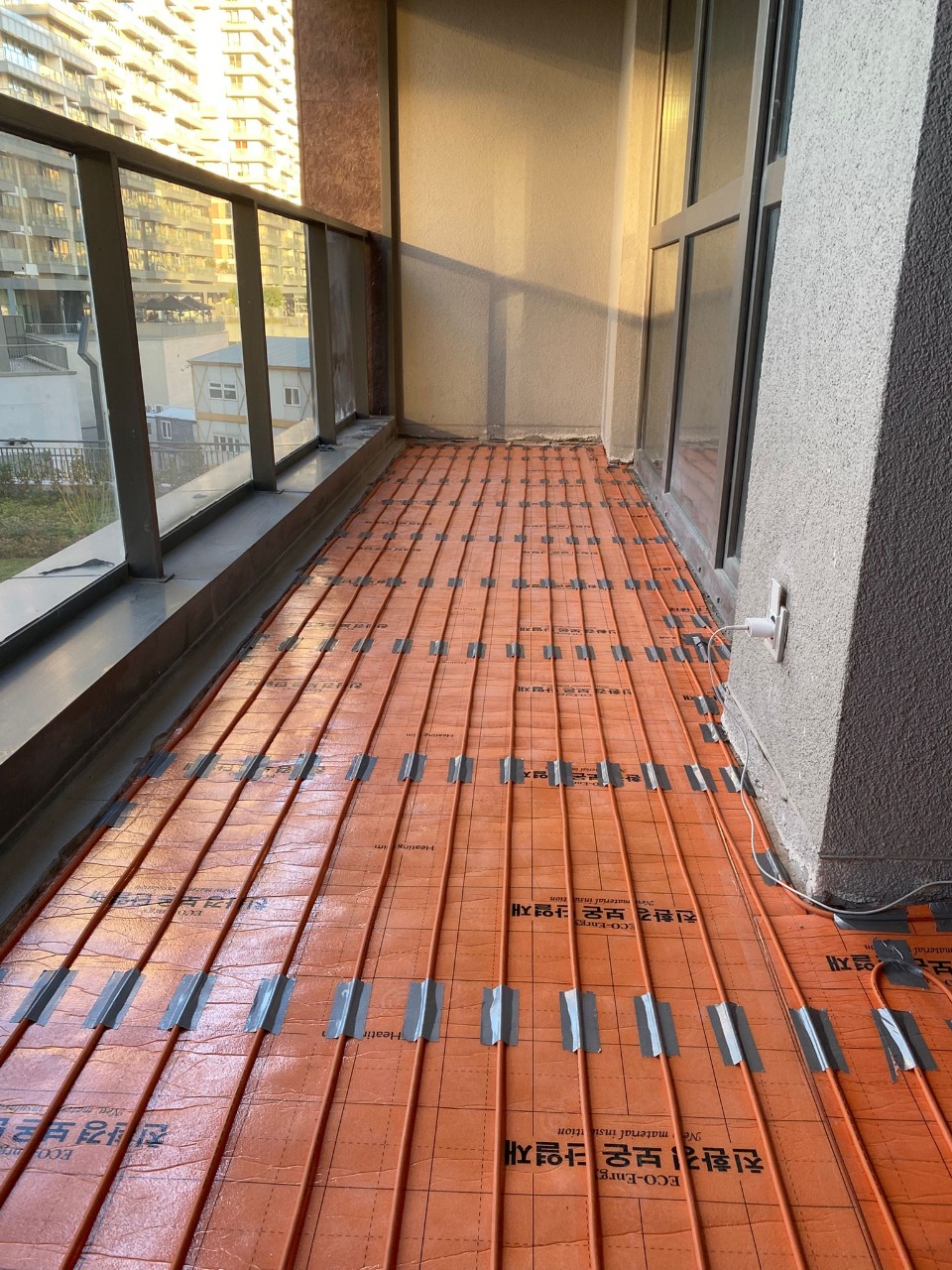 Elektrikli yerden ısıtma kış bahçesi ısıtma